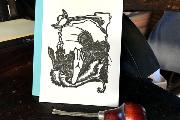 Twas the Night Before Christmas - Letterpress Card  |  by Paprika Press