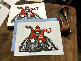 Tomte Letterpress Card  |  by Paprika Press Printshop
