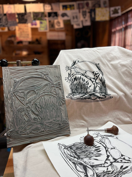 Frog Dance TShirt | by Paprika Press