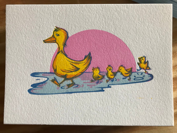 Make Way For Mom - Letterpress Card | by Paprika Press