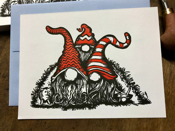 Tomte Letterpress Card  |  by Paprika Press Printshop