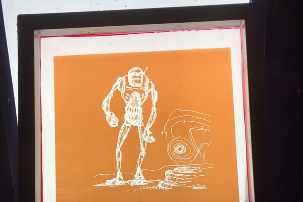 Lonely Robot - Tshirt | by Paprika Press