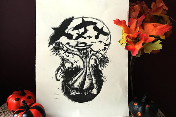 Scarecrow  |  Print by Paprika Press