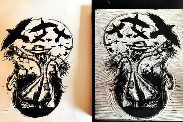 Scarecrow  |  Print by Paprika Press