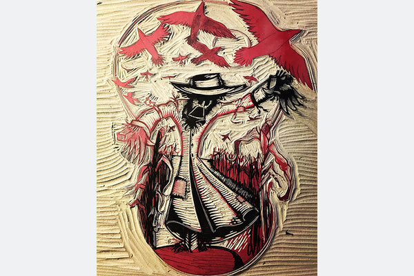 Scarecrow  |  Print by Paprika Press