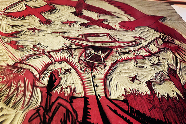 Scarecrow  |  Print by Paprika Press